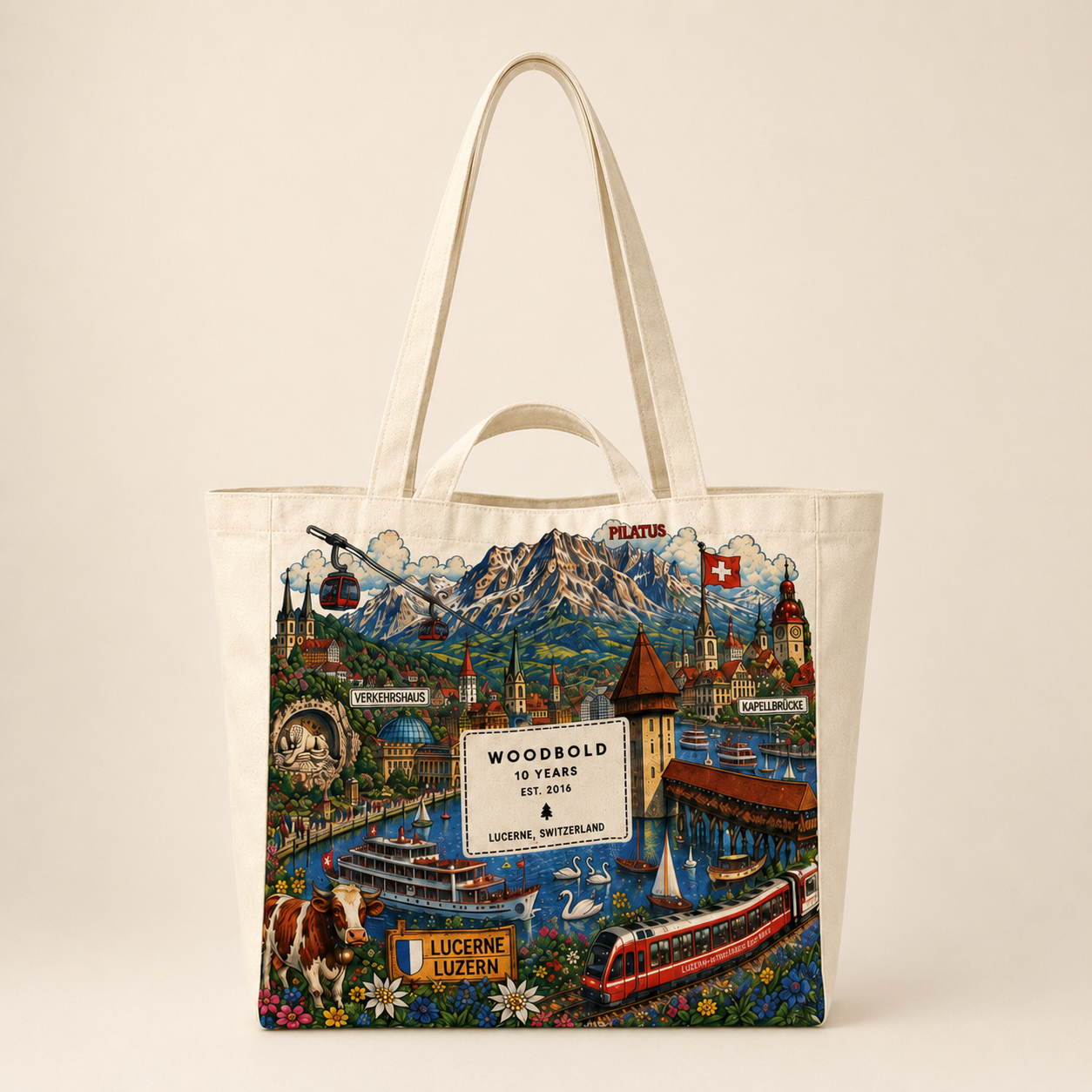 Tote Bag Luzern – WoodBold 10 Years Edition of 100