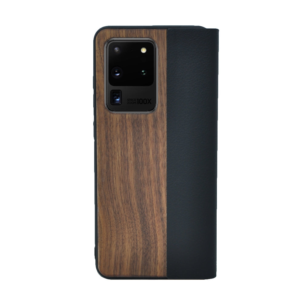 Nussholz Klapphülle Samsung Galaxy S26 Ultra - Baum
