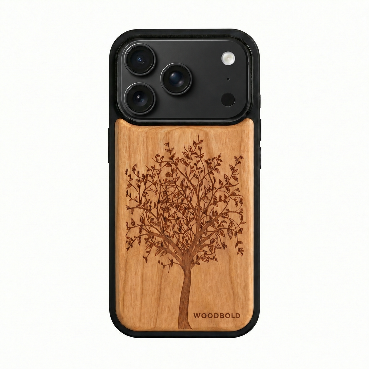 Kirschholz Handyhülle iPhone 18 Pro Max / 17 Pro Max - Baum