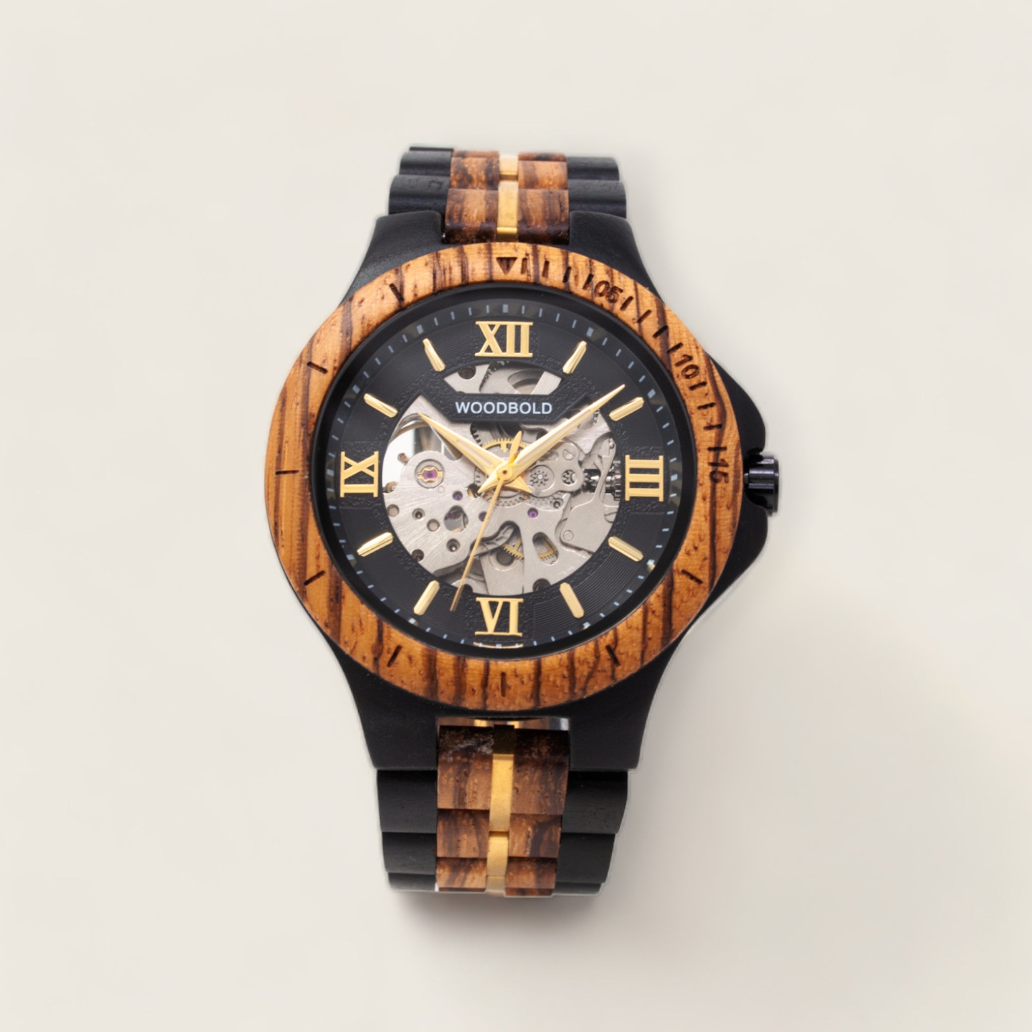 Holzuhr Ben Automatik