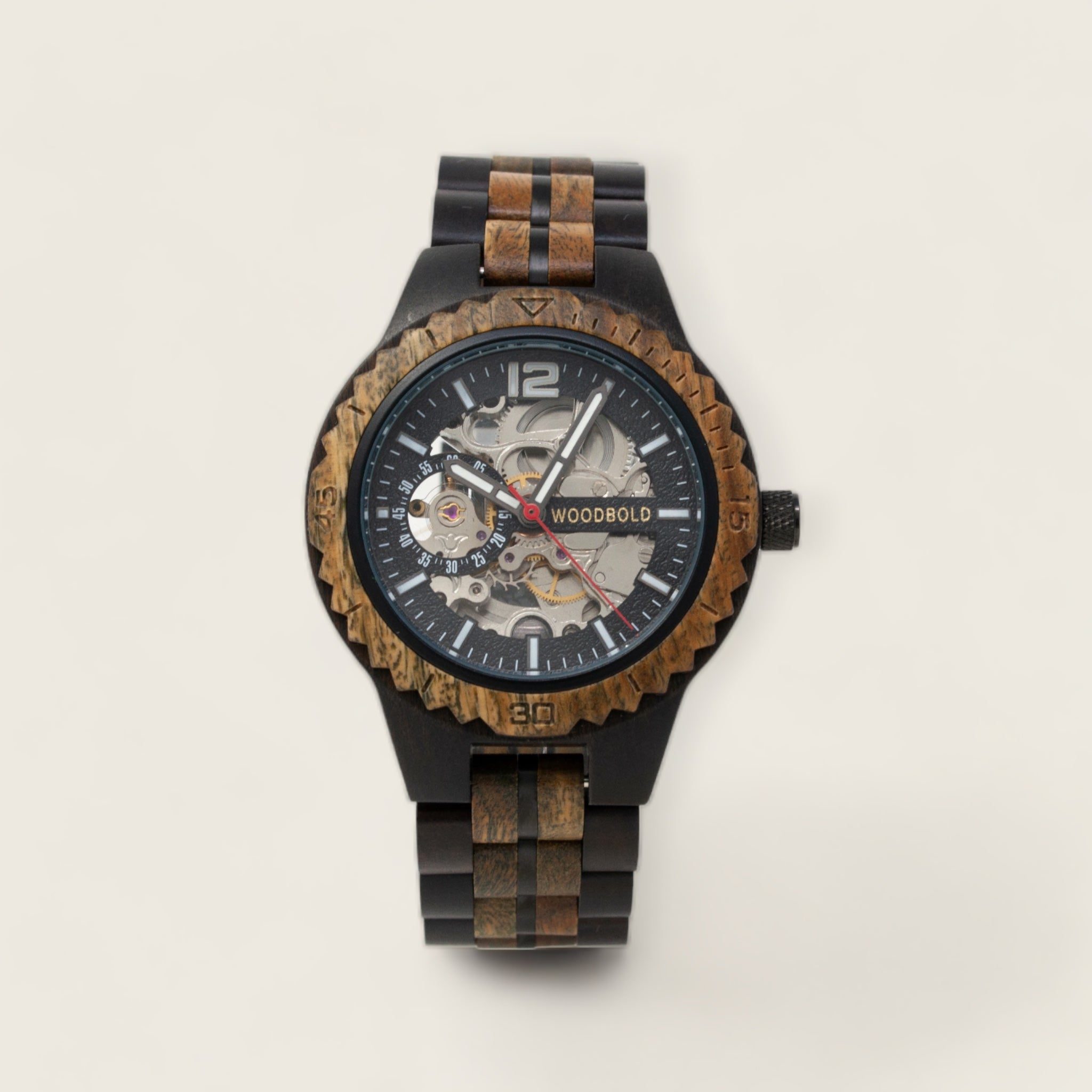 Holzuhr Bonnie Automatik