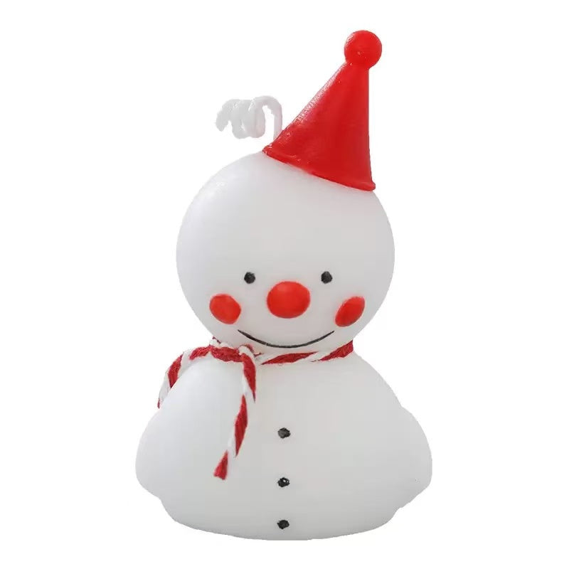 Kerze – Schneemann