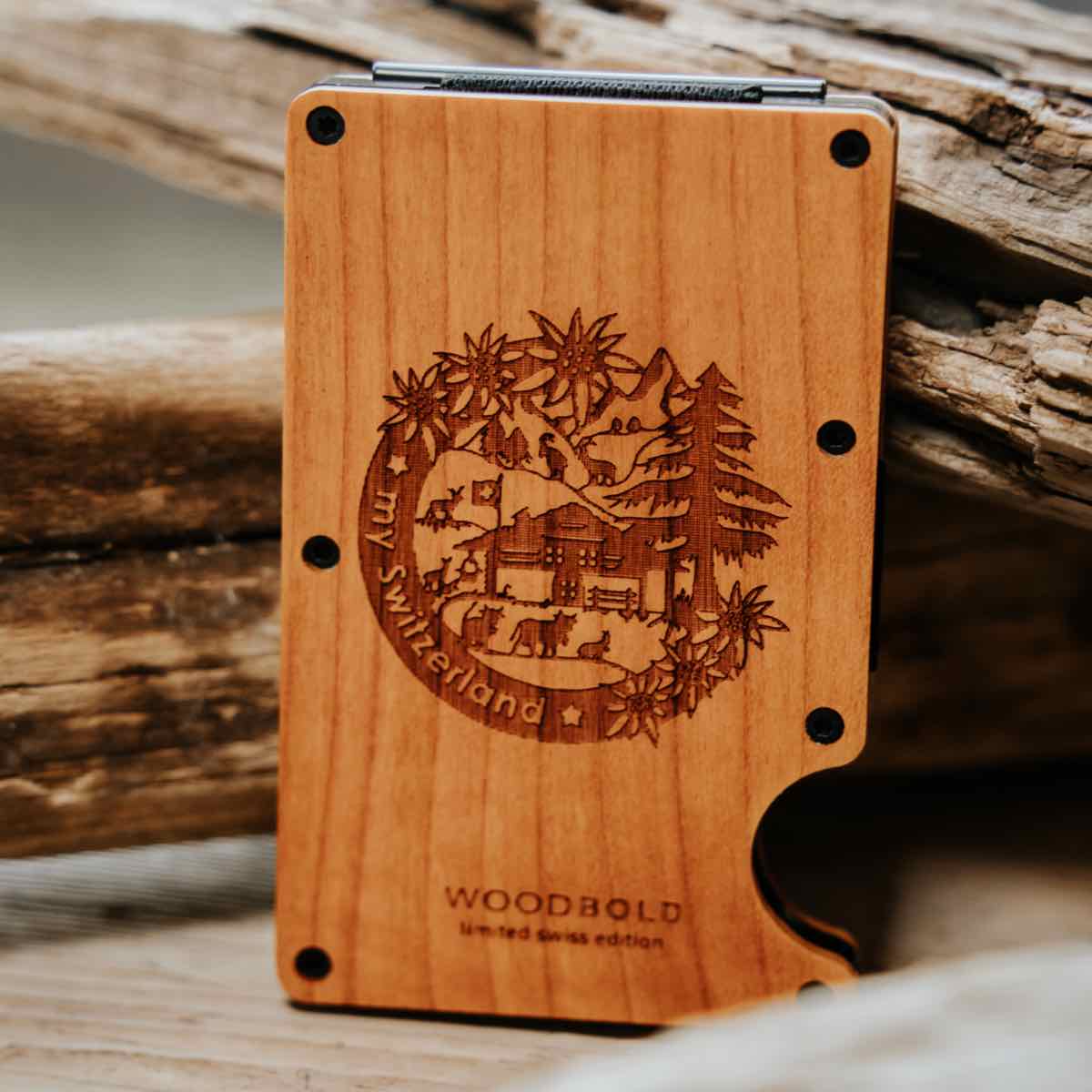 Cardholder Clip – Kirsch Holz – My Switzerland