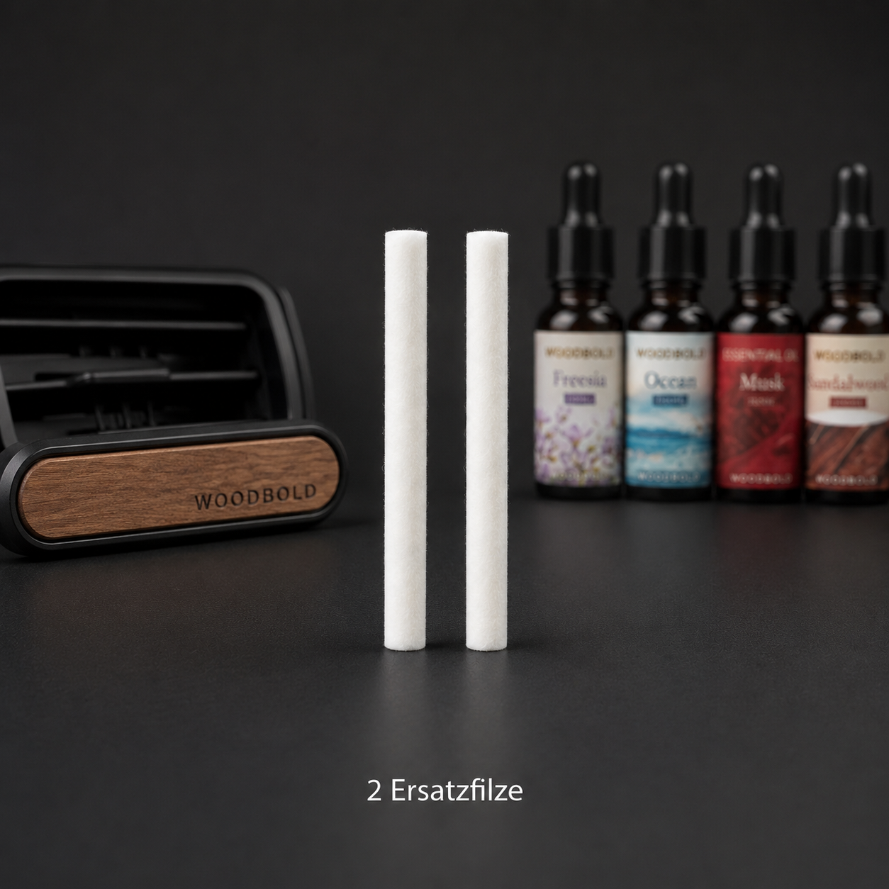 Ersatzfilze für Autoduft WoodBold®