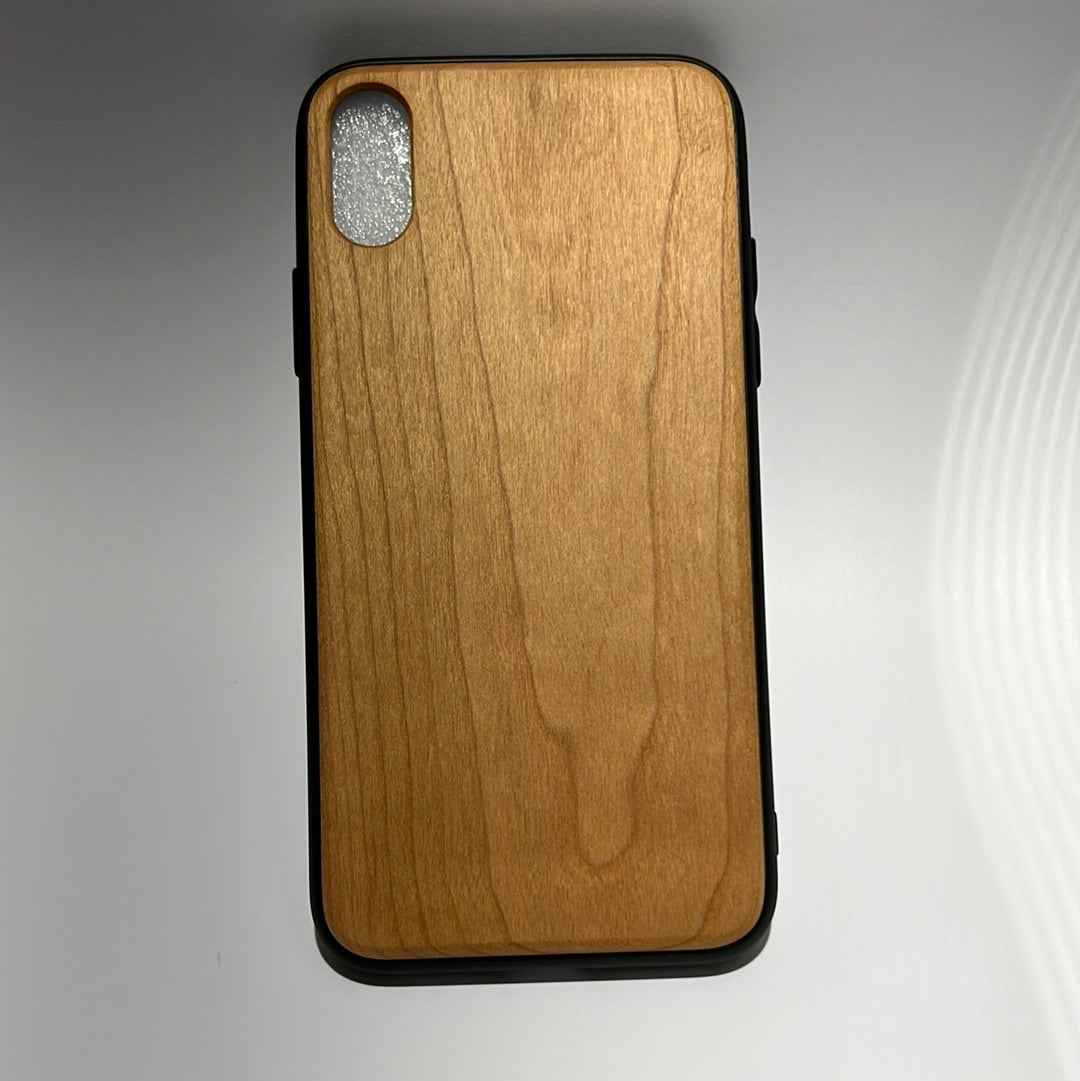 Kirschholz Handyhülle iPhone X(S) - Ohne Gravur