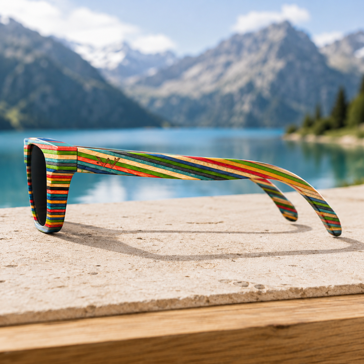 Sonnenbrille Holz 08