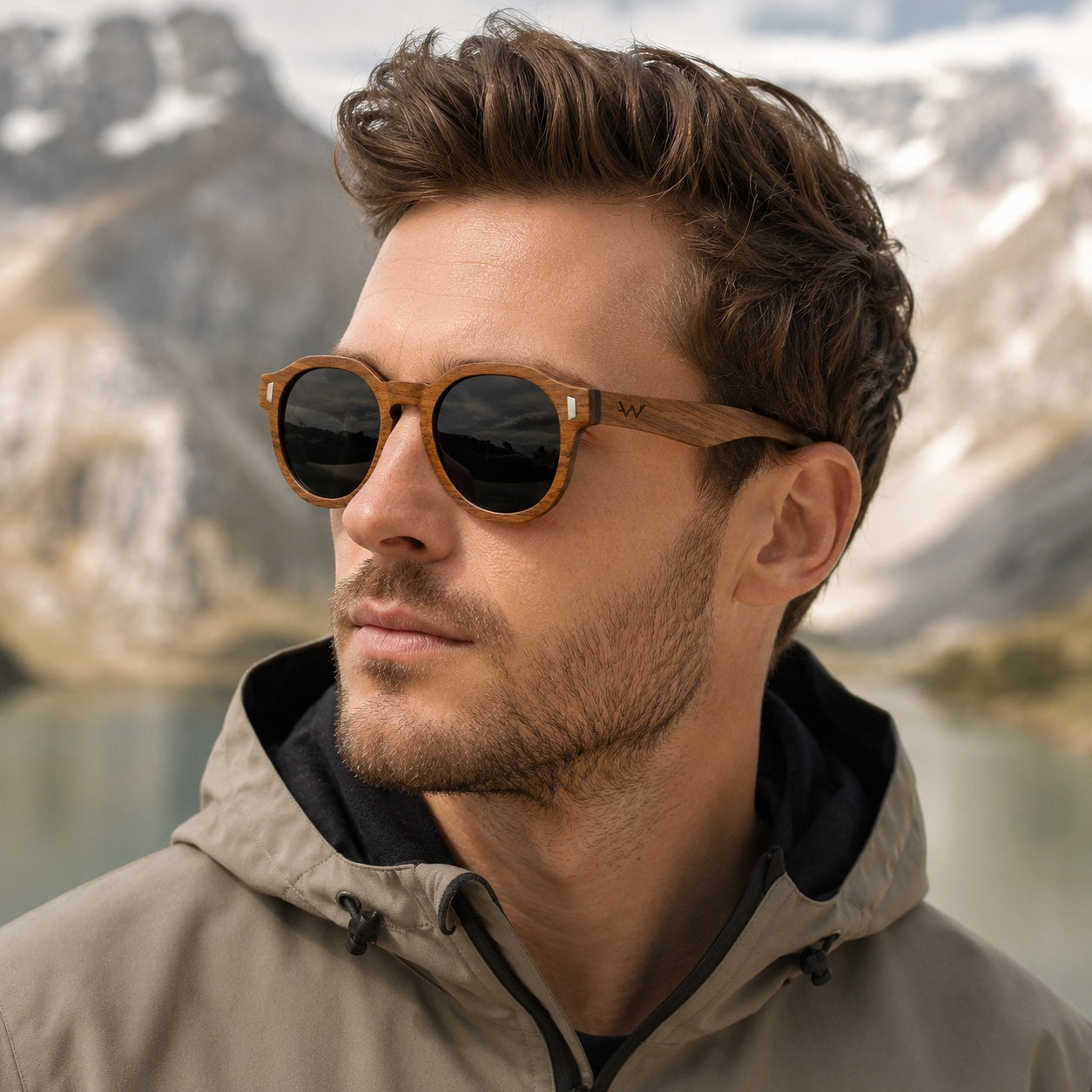 Sonnenbrille Holz 13