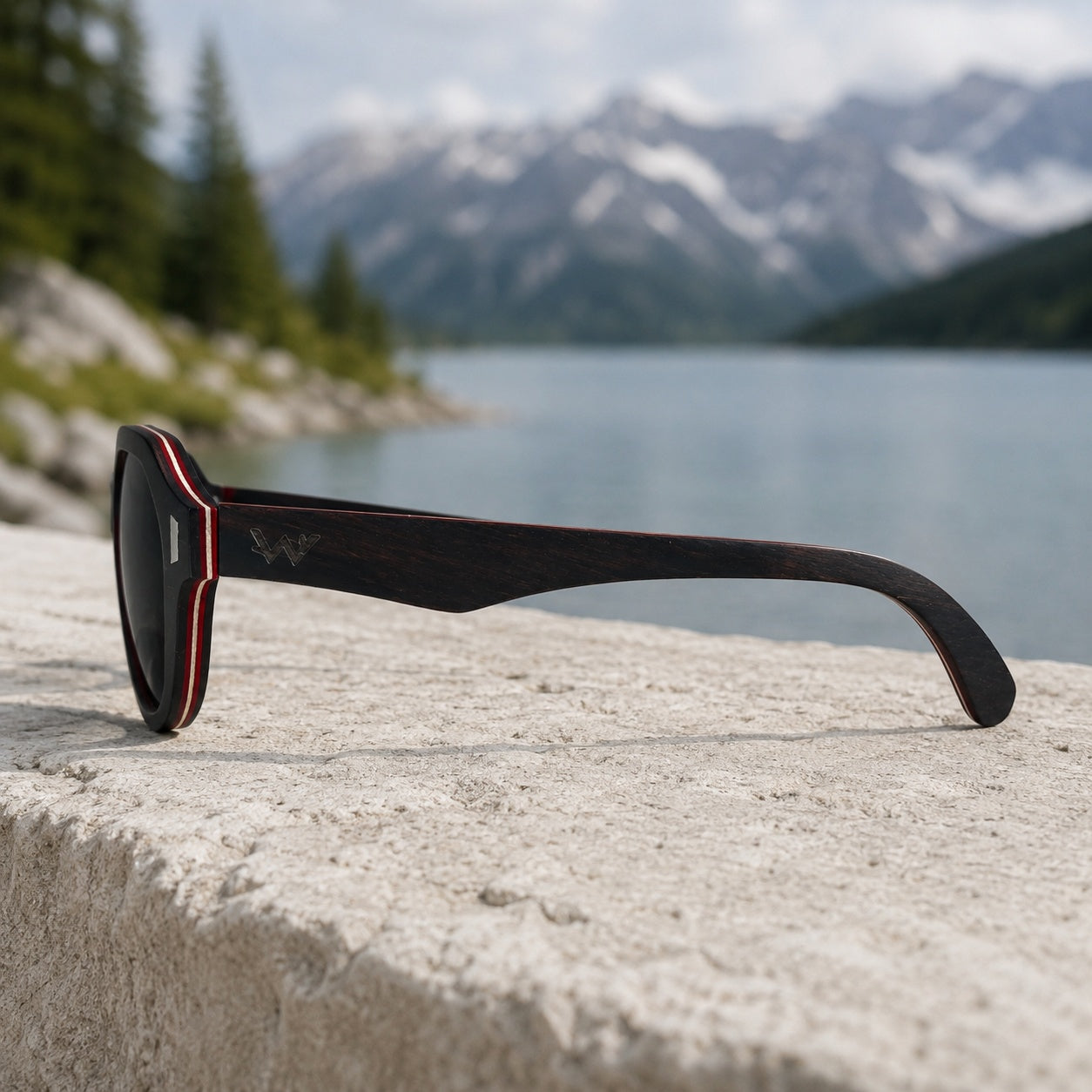 Sonnenbrille Holz 14