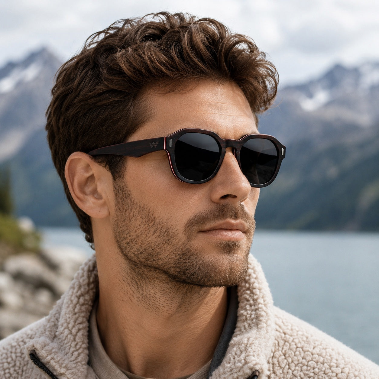 Sonnenbrille Holz 14