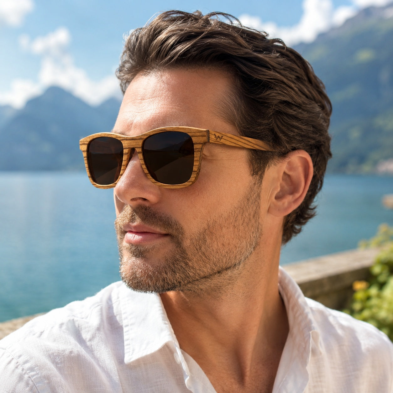 Sonnenbrille Holz 18