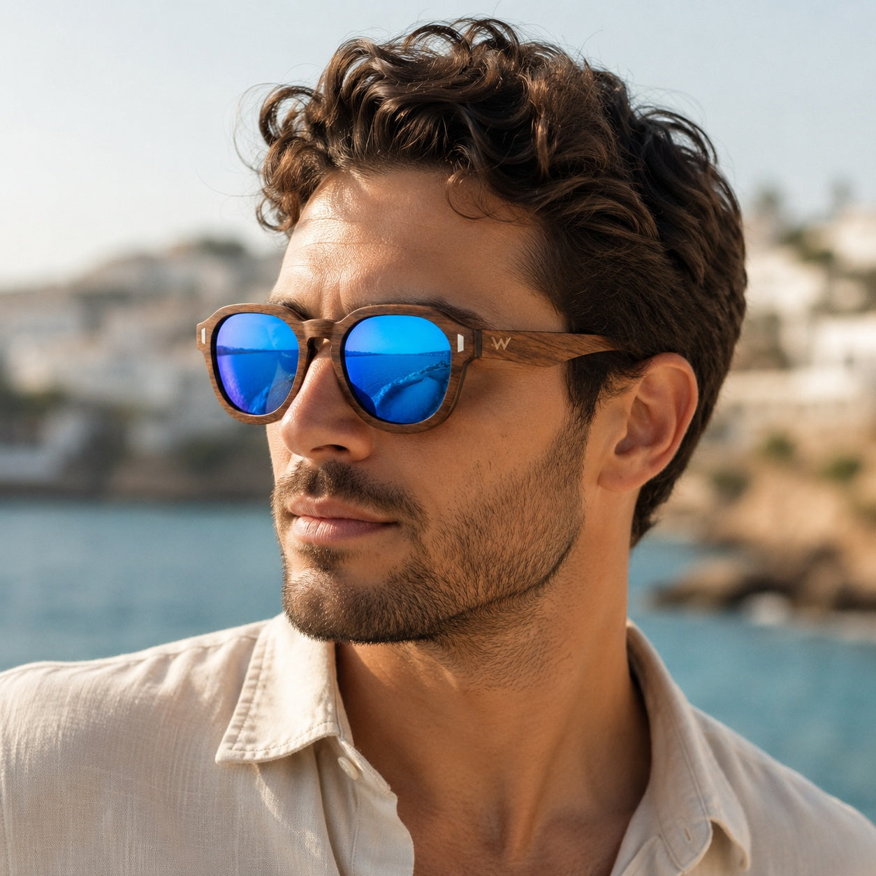 Sonnenbrille Holz 01