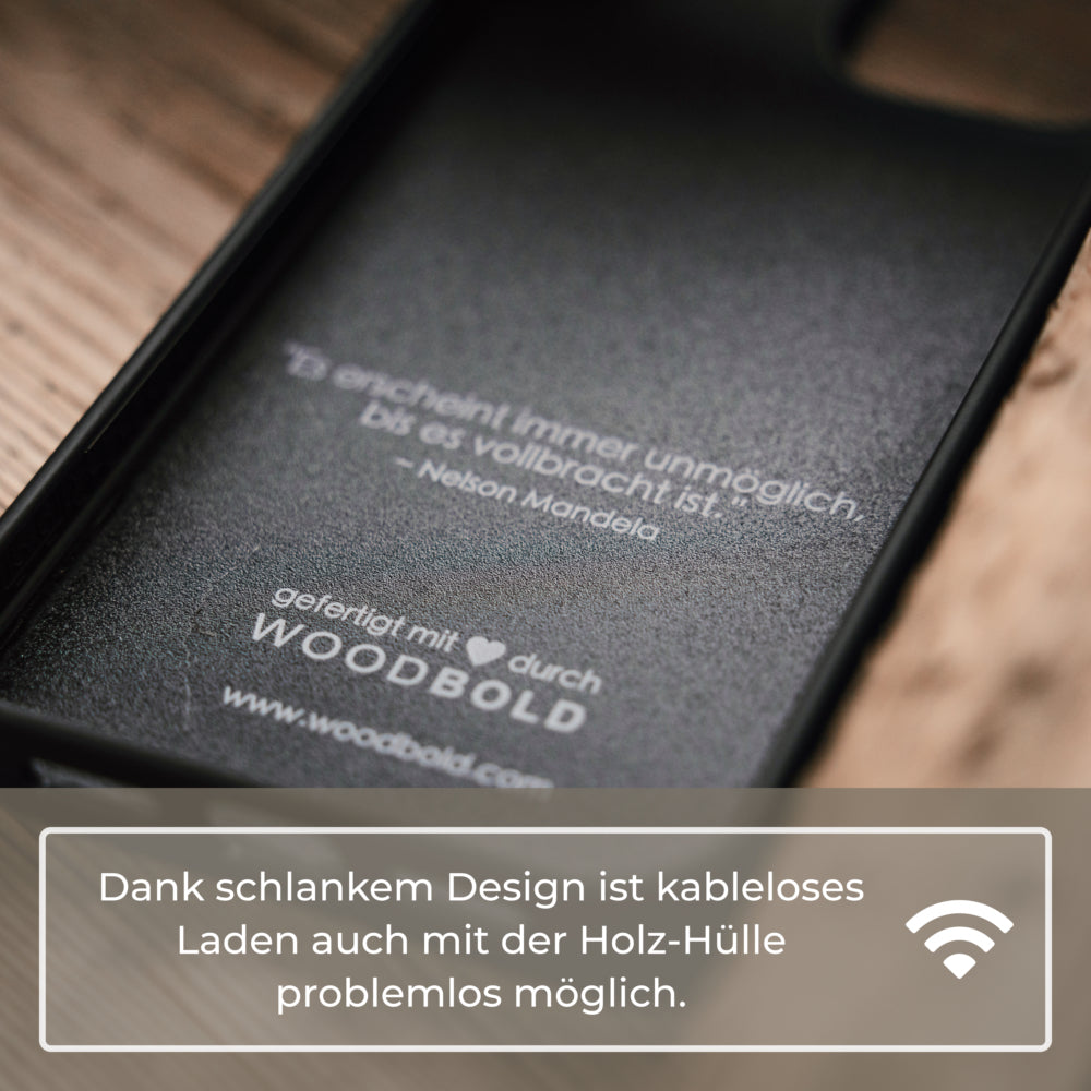 Kirschholz Handyhülle iPhone 17 Pro Max