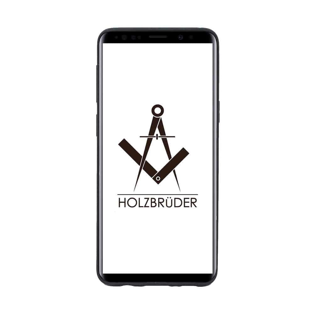 Kirschholz Klapphülle Samsung Galaxy S8 Plus - Lebensblume