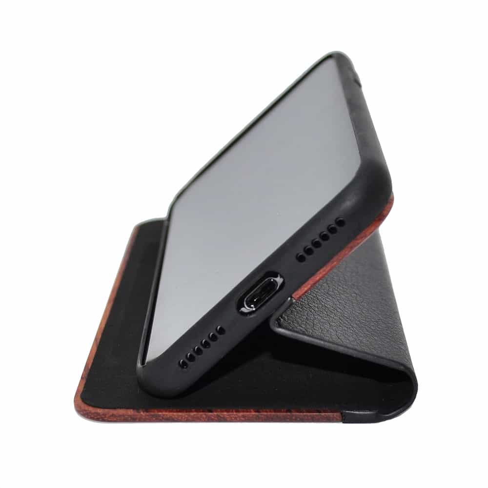 Nussholz Klapphülle iPhone 8 Plus / 7 Plus / 6(s) Plus - Maya