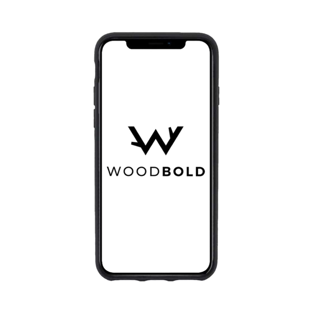 Nussholz Handyhülle iPhone 14 Pro - Hirsch