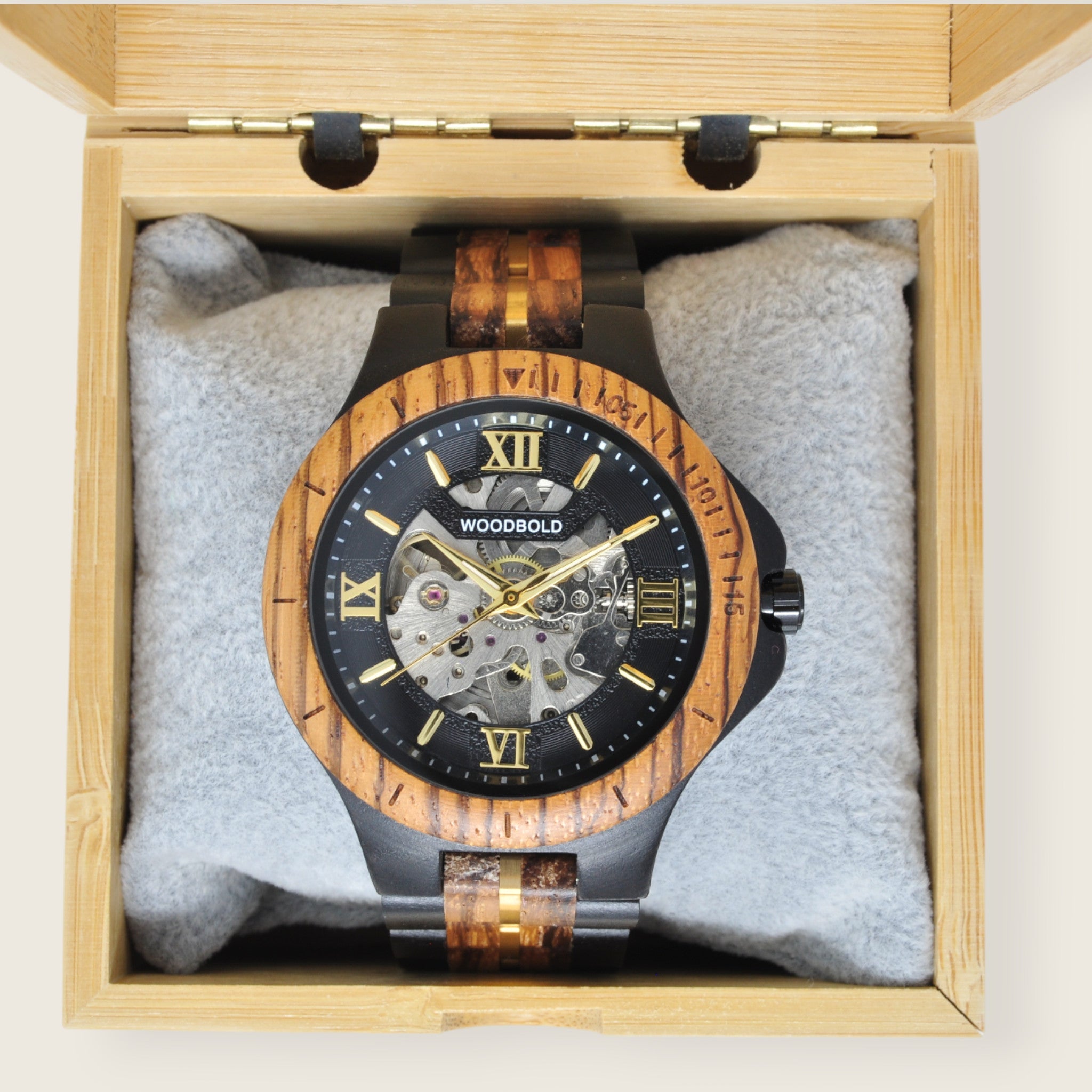 Holzuhr Ben Automatik