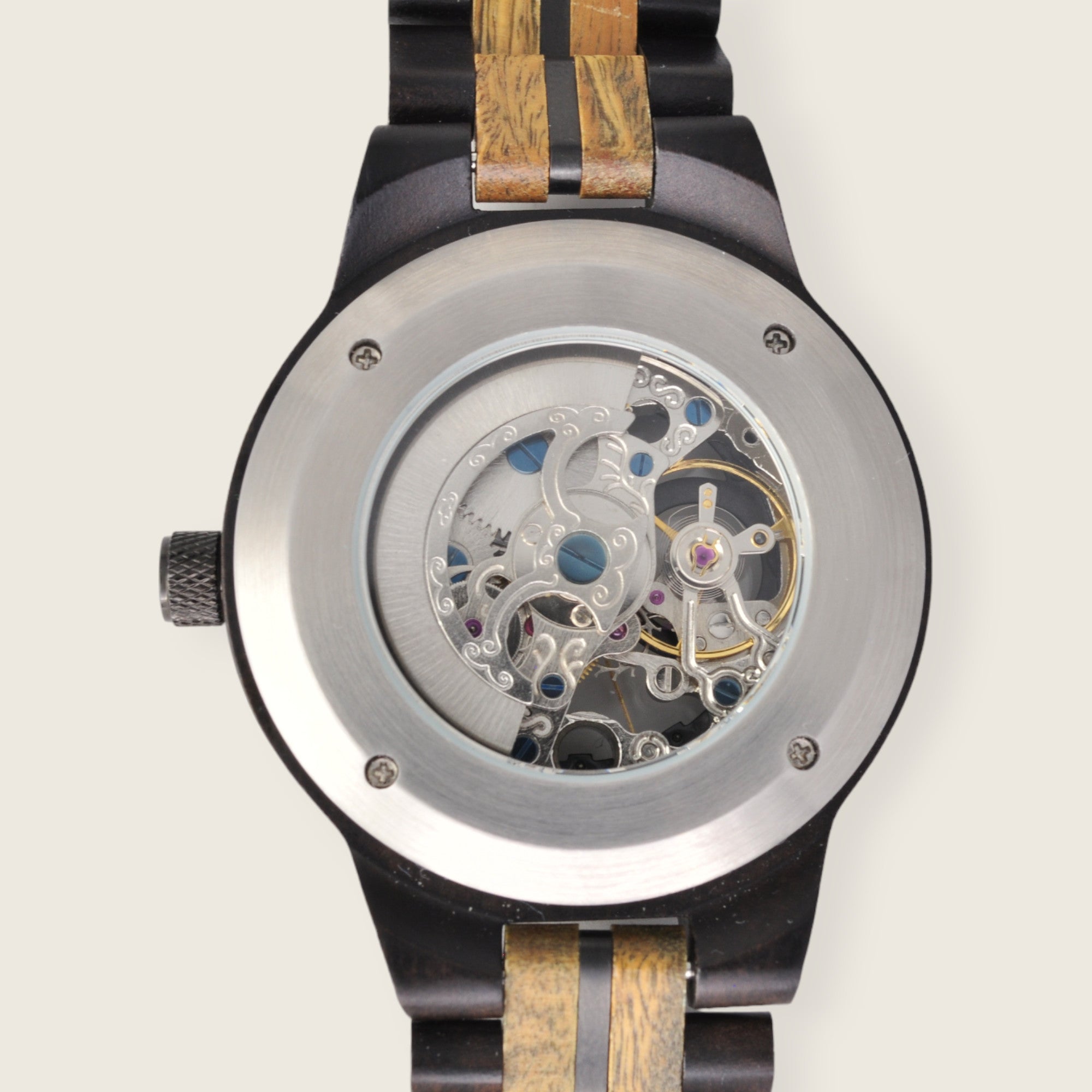 Holzuhr Bonnie Automatik