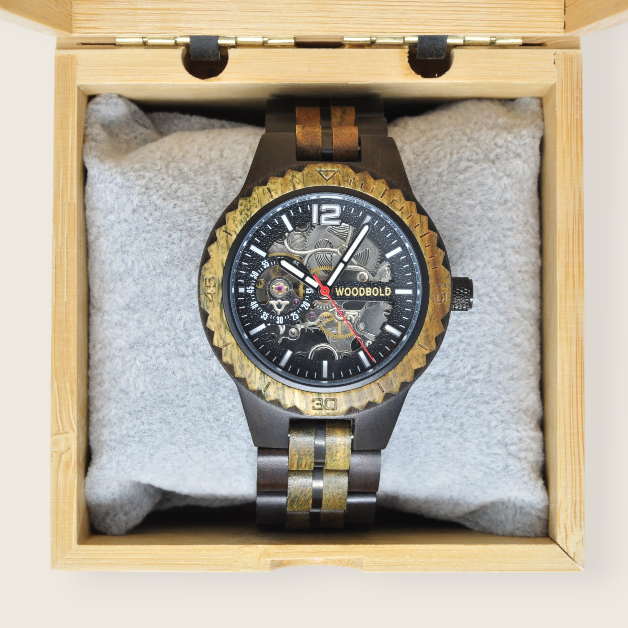 Holzuhr Bonnie Automatik