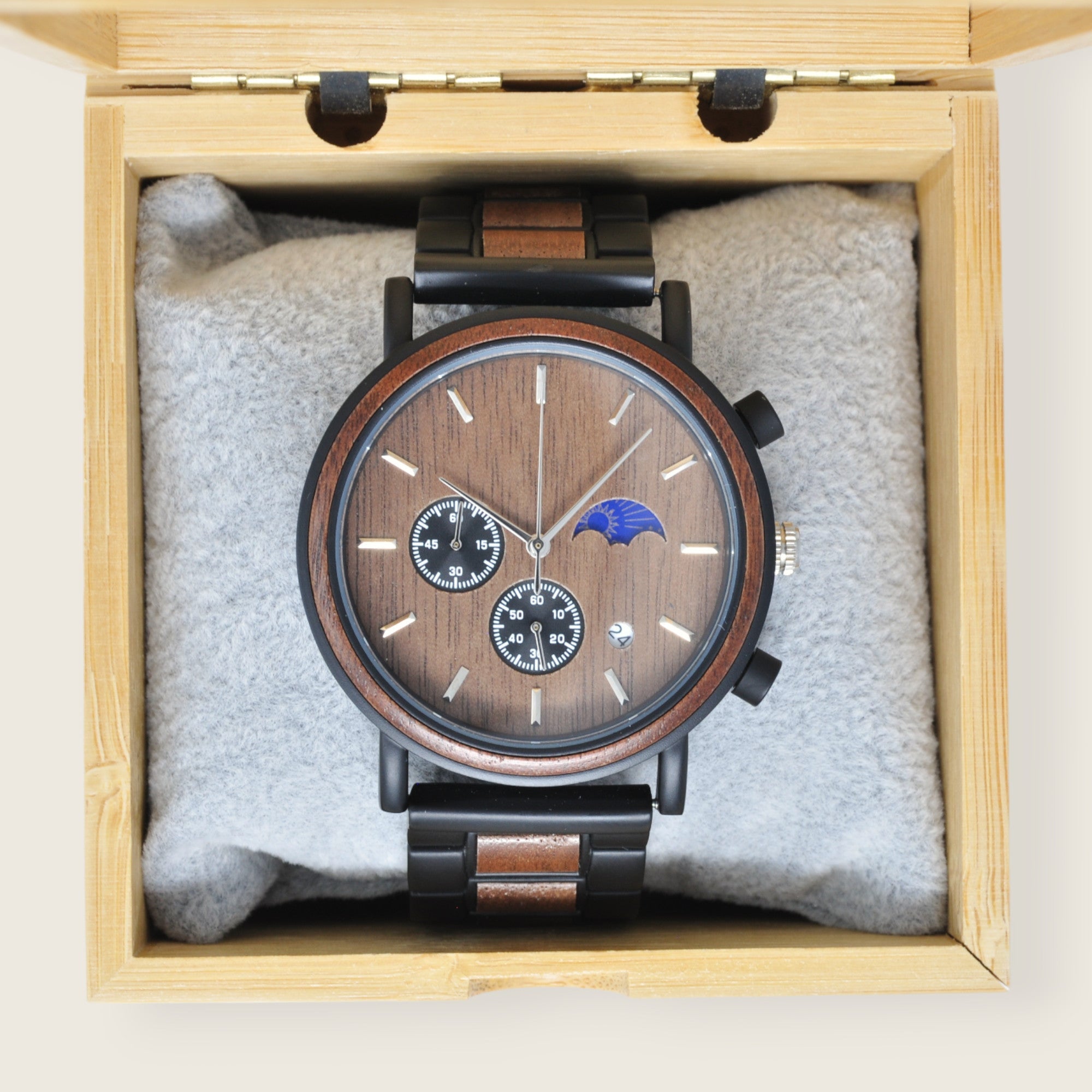 Brooklyn wooden clock