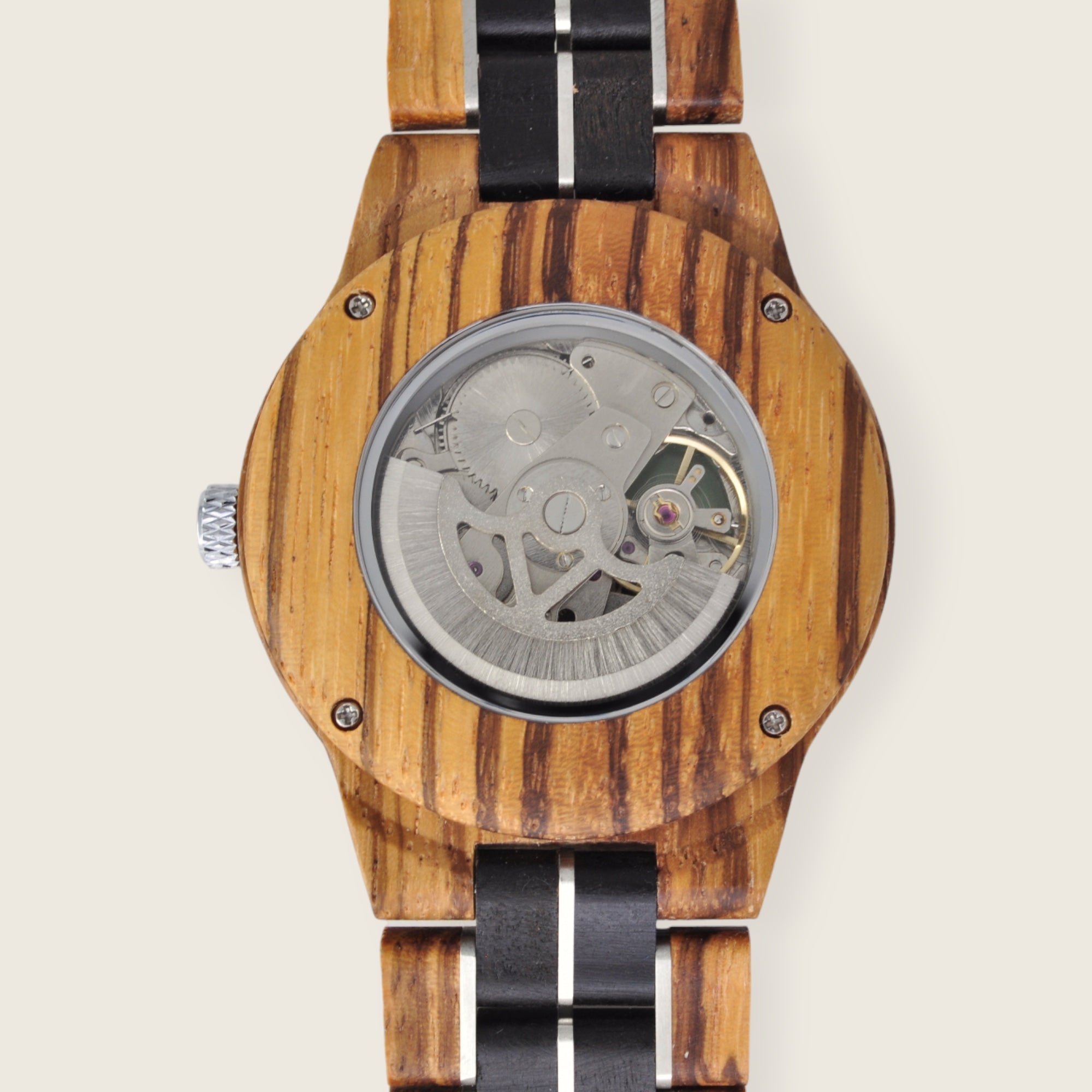Holzuhr Jamaika Automatik