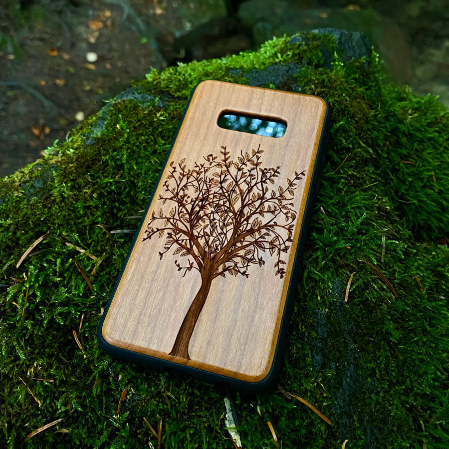 Cherry wood phone case for Samsung Galaxy S7 Edge - Tree