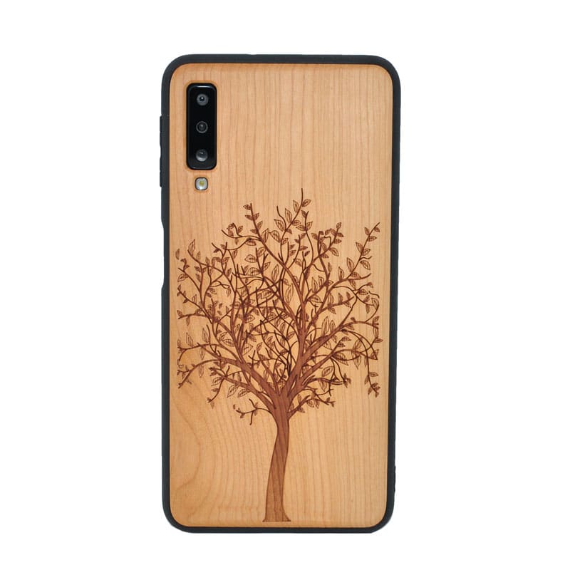 Kirschholz Handyhülle Samsung Galaxy A7 2018
