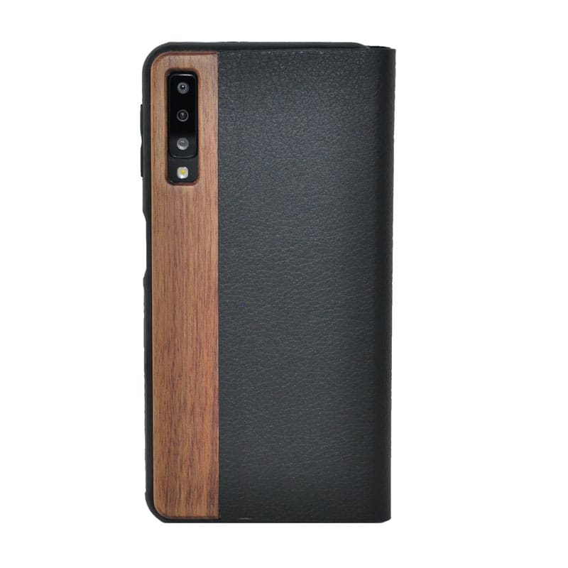 Walnut flip case for Samsung Galaxy A7 2018 - Deer