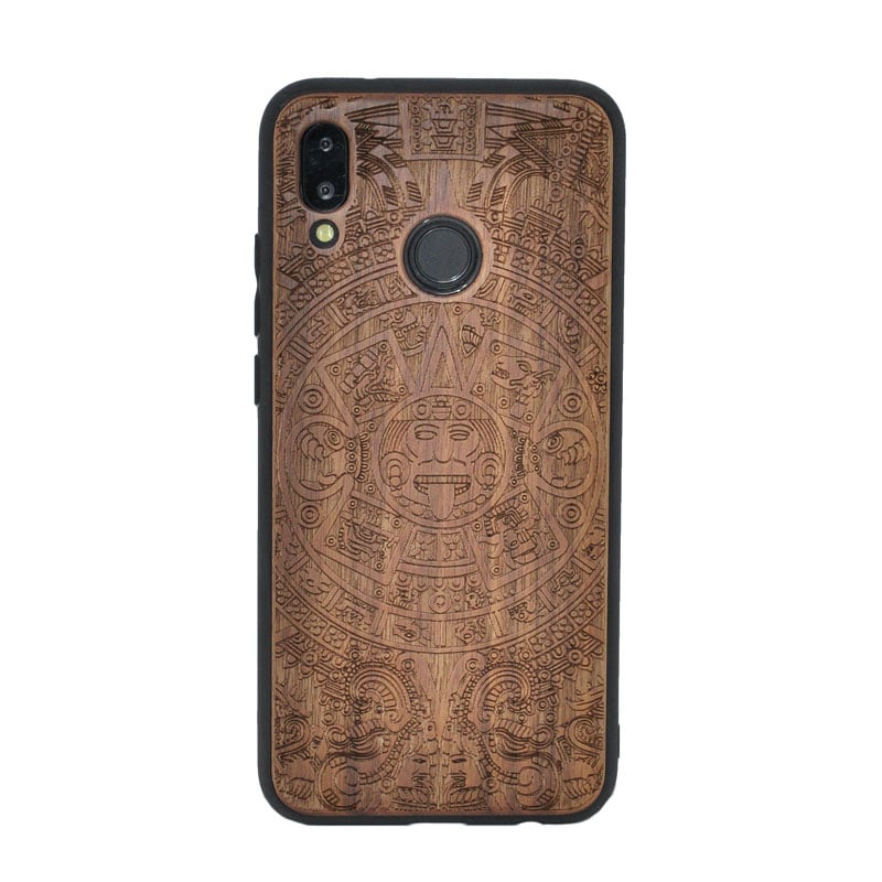 Nussholz Handyhülle Huawei P20 Lite