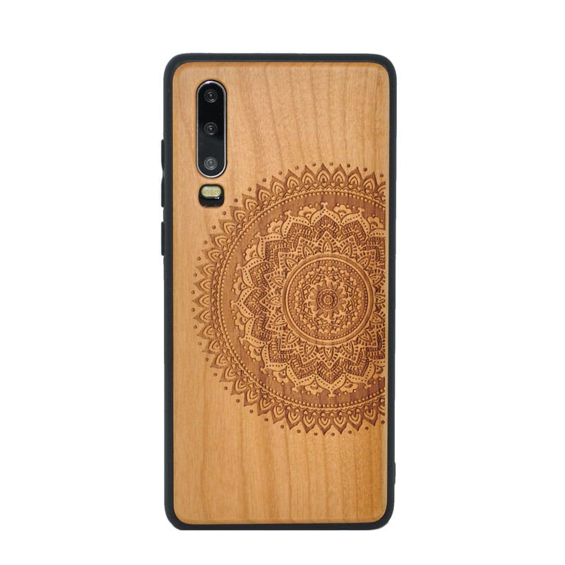 Kirschholz Handyhülle Huawei P30 - Lebensblume