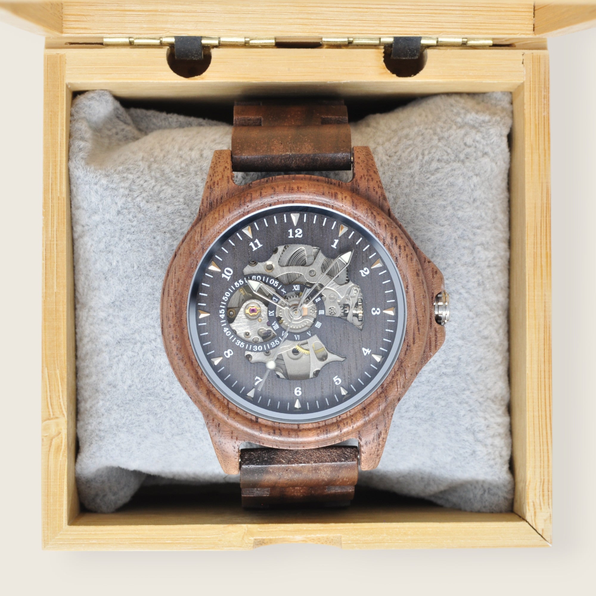 Holzuhr Walter Automatik