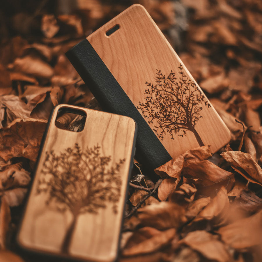 Cherry wood phone case for Huawei Mate 20 Pro - Tree