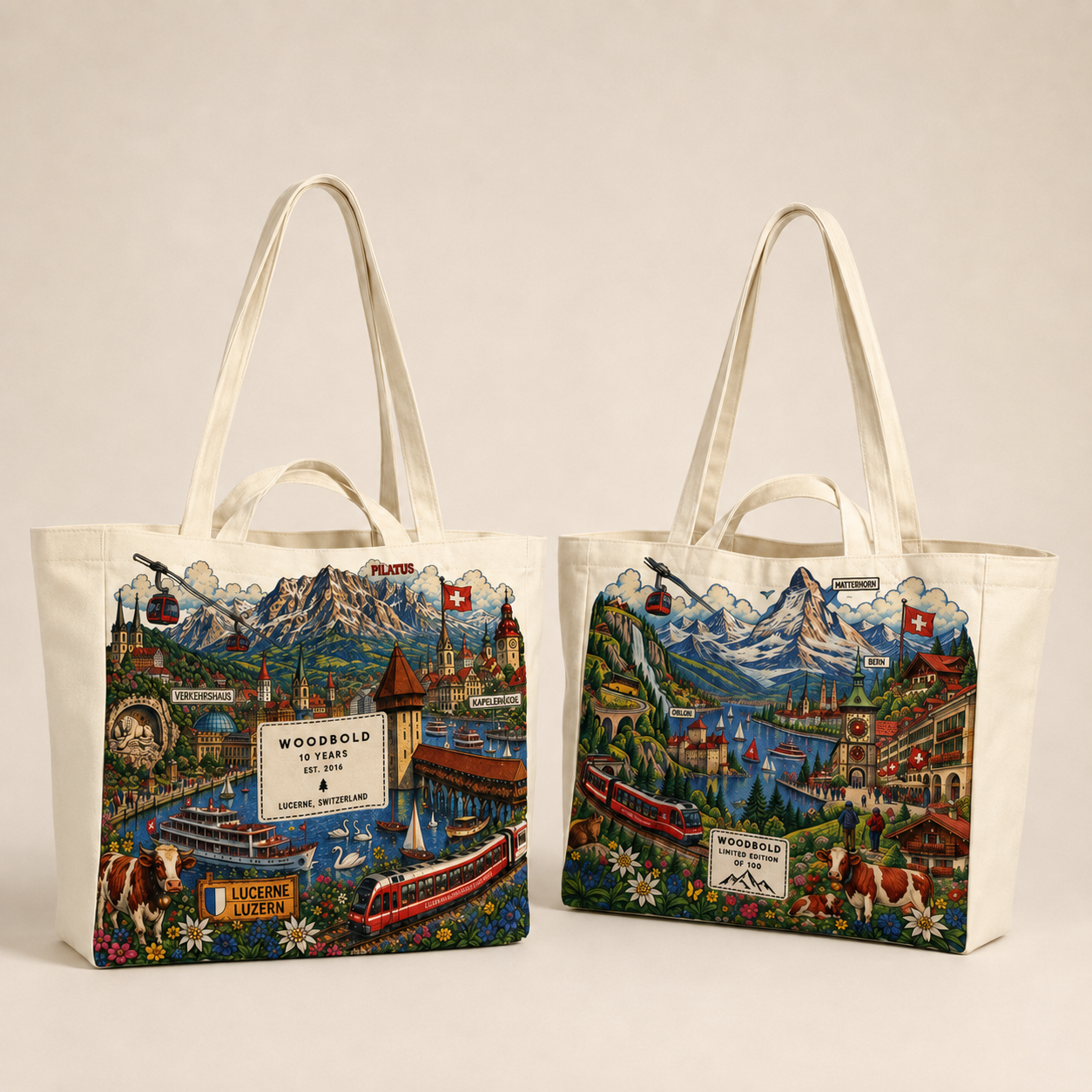 Tote Bag Luzern – WoodBold 10 Years Edition of 100
