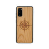 Cherry wood phone case for Samsung Galaxy A15 - Compass