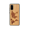 Cherry wood phone case for Samsung Galaxy S25 Edge - World