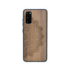 Walnut wood phone case for Samsung Galaxy A15 - Mandala