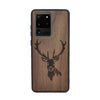 Nussholz Handyhülle Samsung Galaxy S25 Ultra - Hirsch