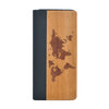 Kirschholz Klapphülle Samsung Galaxy S25 Ultra - Welt