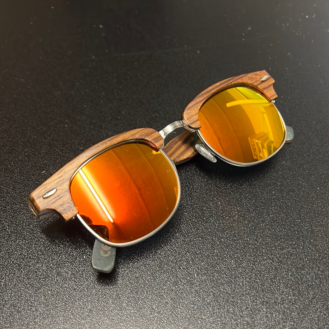 Sonnenbrille Nr. 21 – Zebra / Orange