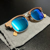 Sonnenbrille Nr. 22 – Nuss / Blau