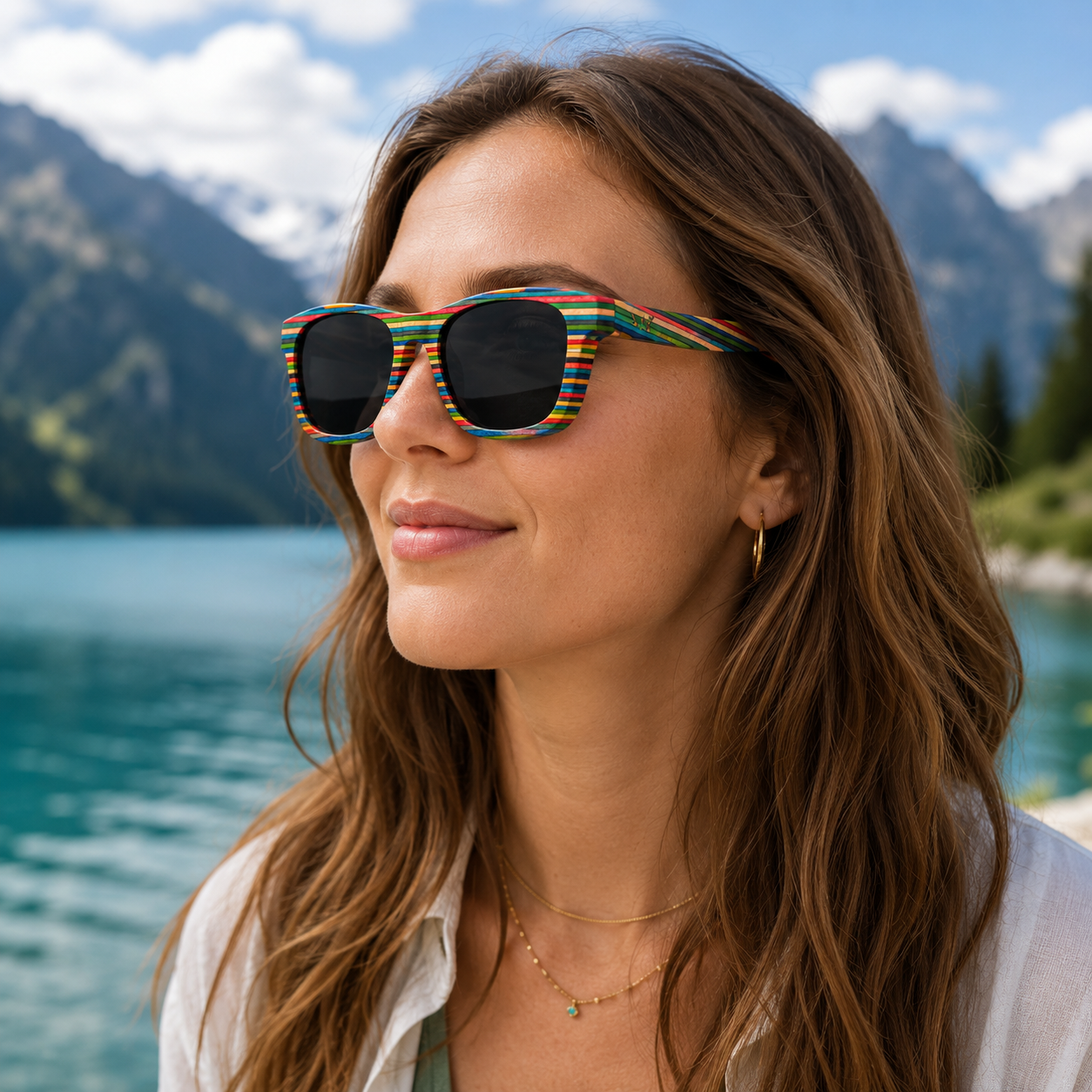 Sonnenbrille Holz 08