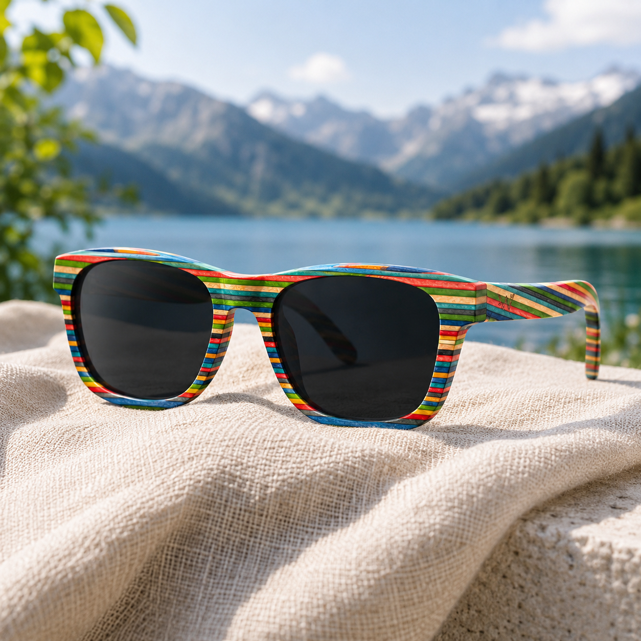 Sonnenbrille Holz 08