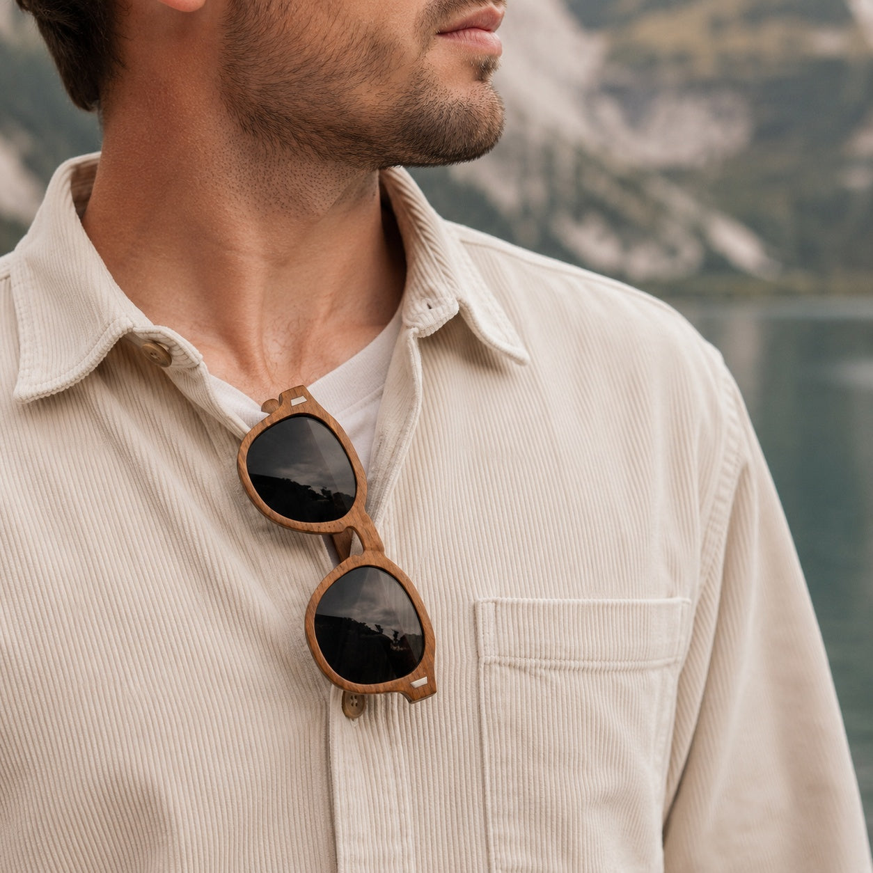 Sonnenbrille Holz 13