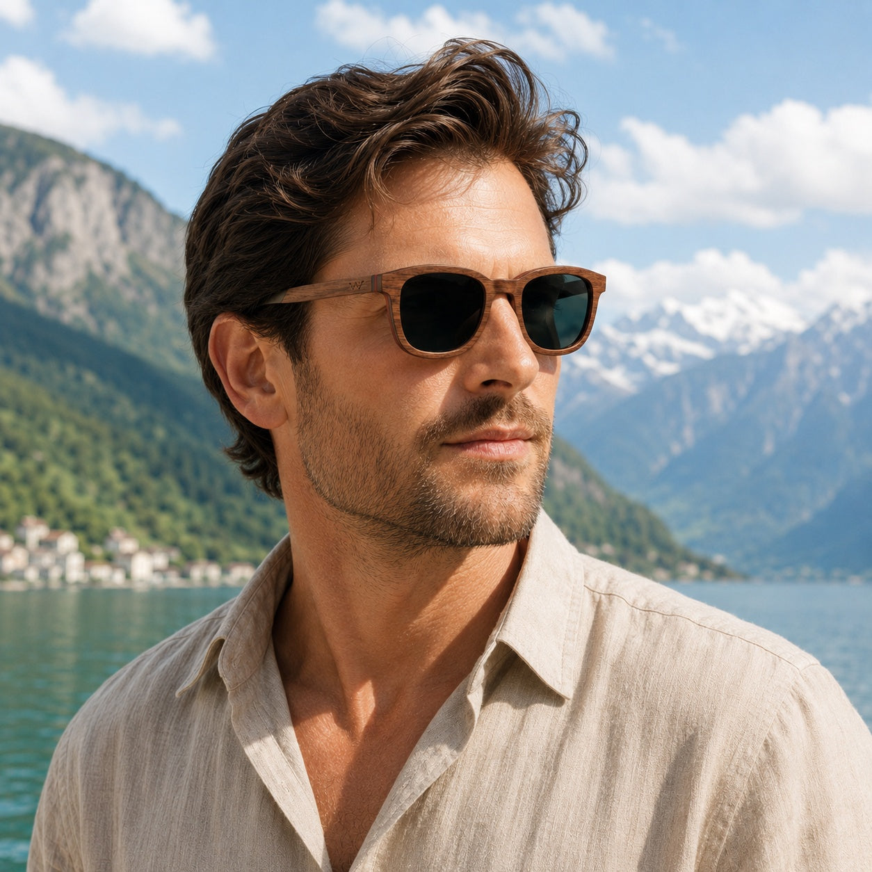 Sonnenbrille Holz 24