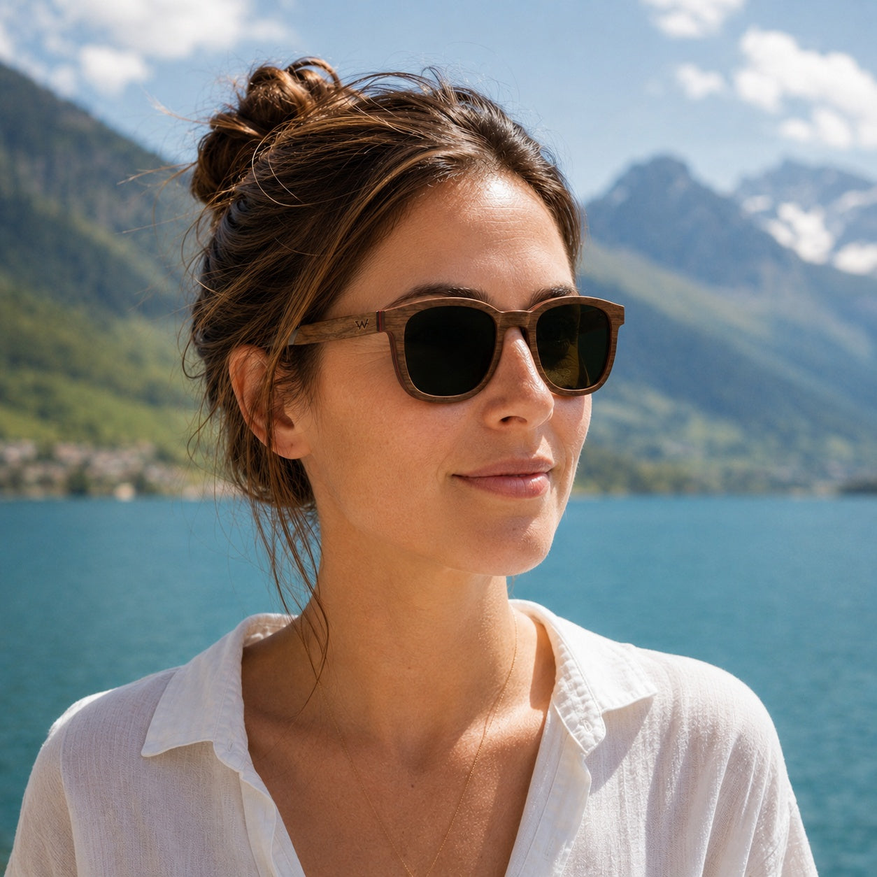 Sonnenbrille Holz 24