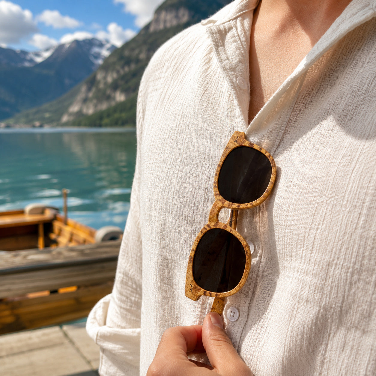 Sonnenbrille Holz 29