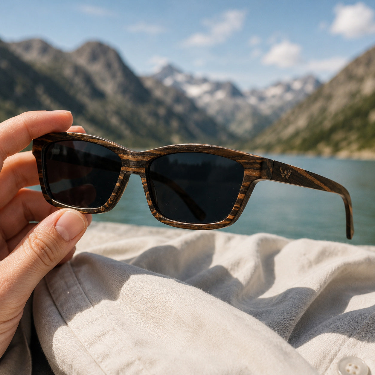 Sonnenbrille Holz 35