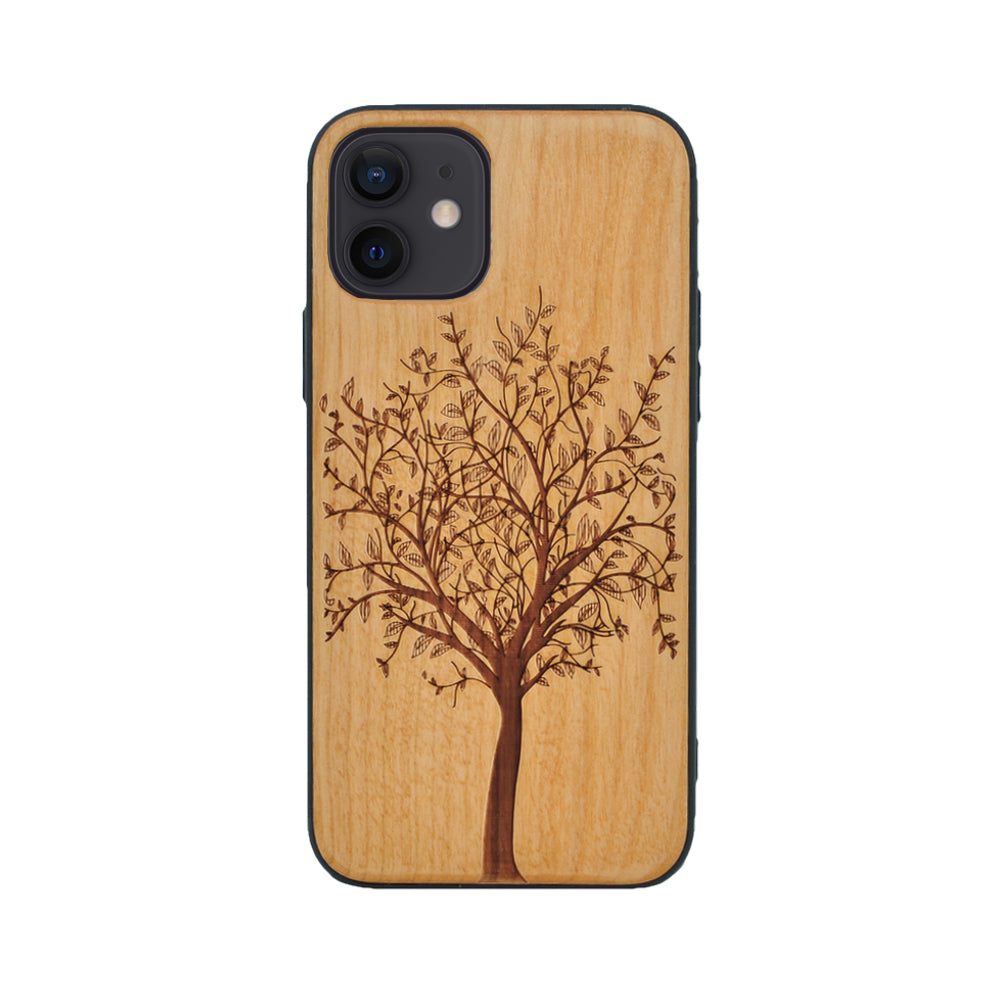 Kirschholz Handyhülle iPhone 13 - Baum