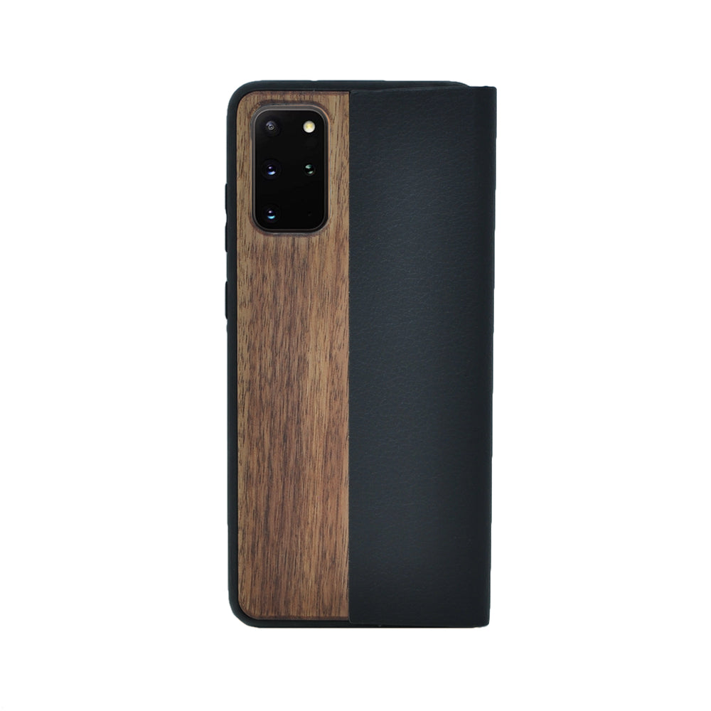 Nussholz Klapphülle Samsung Galaxy S21 Plus - Baum
