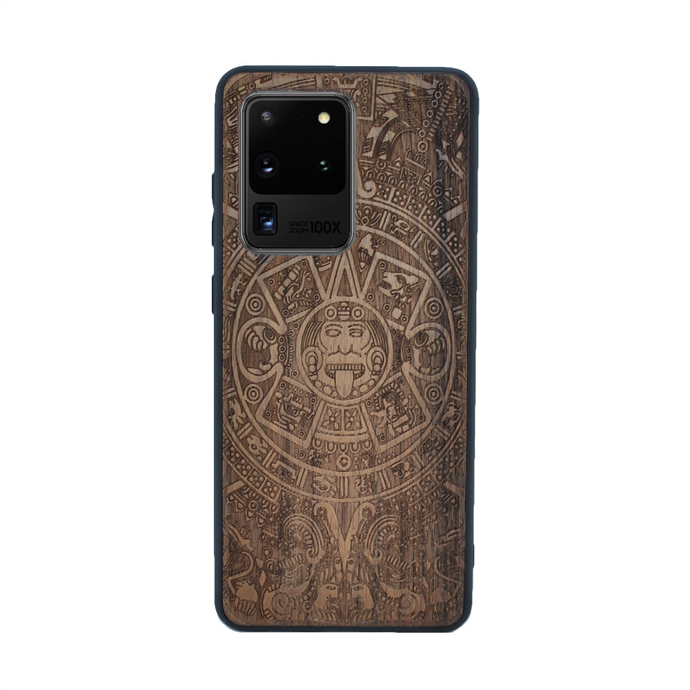 Nussholz Handyhülle Samsung Galaxy S22 Ultra - Maya