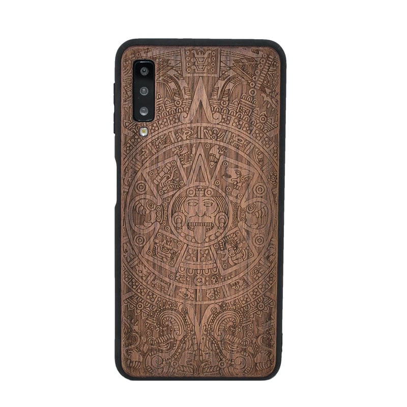 Nussholz Handyhülle Samsung Galaxy A7 2018 - Maya